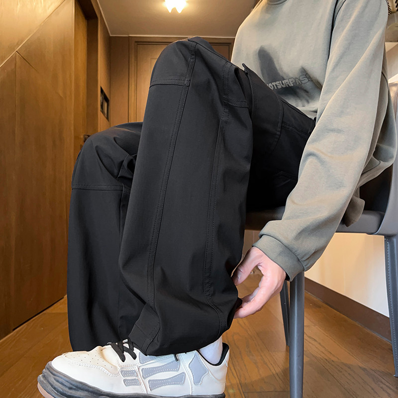 伞兵裤男美式复古高街痞帅宽松休闲裤运动多口袋冲锋裤Z9810-P50,男装休闲裤,星座509