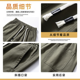 纯棉工装裤秋冬宽松直筒休闲裤美式青少年男生多口袋裤Z9852-P50，男装休闲裤，星座509