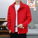 休闲外套男士立领休闲宽松简约夹克秋季新款潮牌上衣服XS2031-P40，男装夹克，星座509