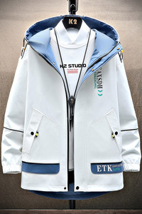男士工装外套春季新款休闲潮流宽松夹克潮牌帅气上衣服DS216-P65图片