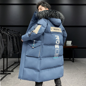 冬季新品男士中长款棉衣加厚潮牌韩版潮流棉服外套棉袄DS605-P155图片