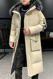 青少年羽绒棉服男外套冬季中长款棉衣保暖棉袄冬装DS605-P155，男装棉衣，星座509