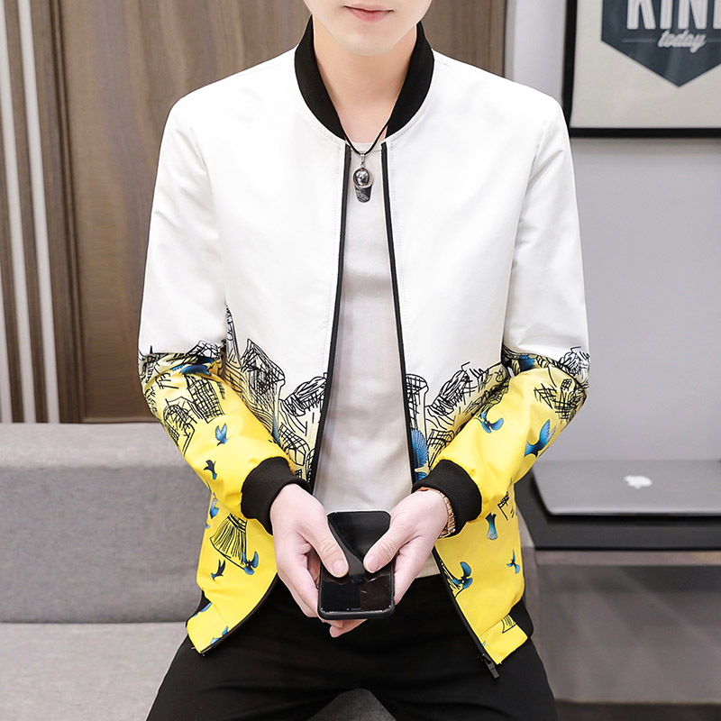 男士外套春季2021新款韩版潮流春装棒球服薄款男装夹克TY2607-P40图片