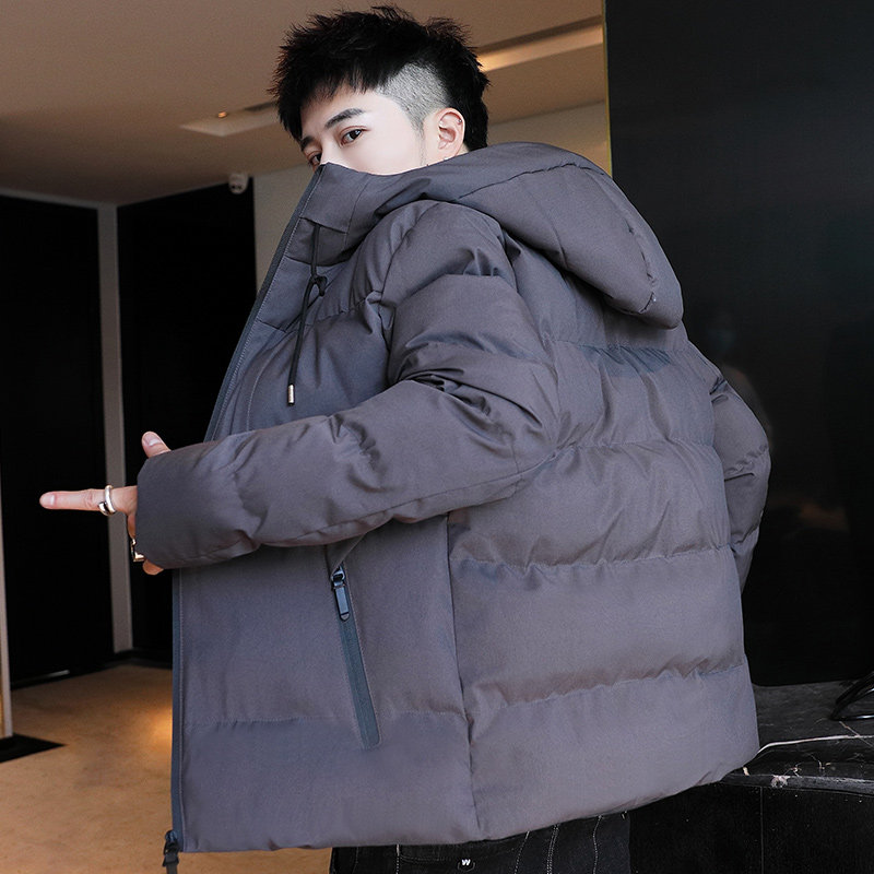 棉衣男士外套2021冬季新款潮牌加厚短款棉服潮流冬装棉袄F933-P50图片