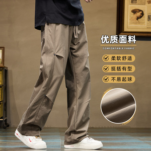 工装裤男潮牌ins宽松伞兵休闲裤美式伐木长裤秋季直筒裤Z9855-P45图片