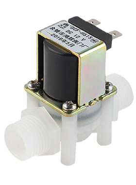 鸿辉品牌厂家直销2分3分4分螺纹净水器纯水机进出水电磁阀DC2412V