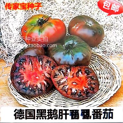 传家宝黑鹅肝好吃黑番茄超甜圣女果水果西红柿蔬菜种孑菜籽菜秧苗