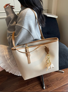 大容量包包女2025新款高级感大学生上课单肩包女士手提通勤托特包