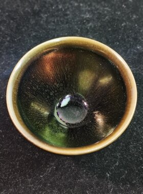 范智敏玉口彩曜变束口器型主人杯