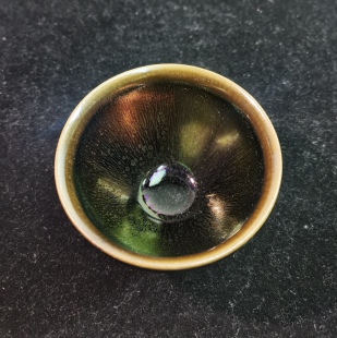 范智敏玉口彩曜变束口器型主人杯