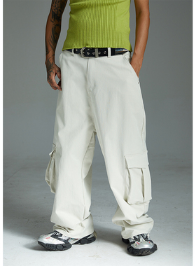ATSF30 纯色美式掉档工装裤 多色百搭(断码特价款）