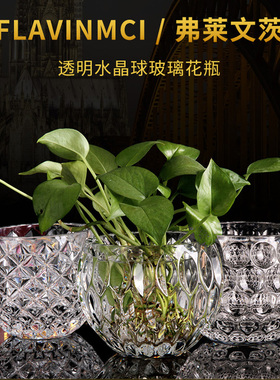 水培植物透明玻璃家用插花器皿
