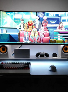 pcdock2/3代神光电脑显示器增高架多功能USB指纹识别Wifi蓝牙桌搭