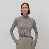 包邮 三色中高领打底新款 女显瘦百搭上衣26春季 新 高领弹力修身 长袖