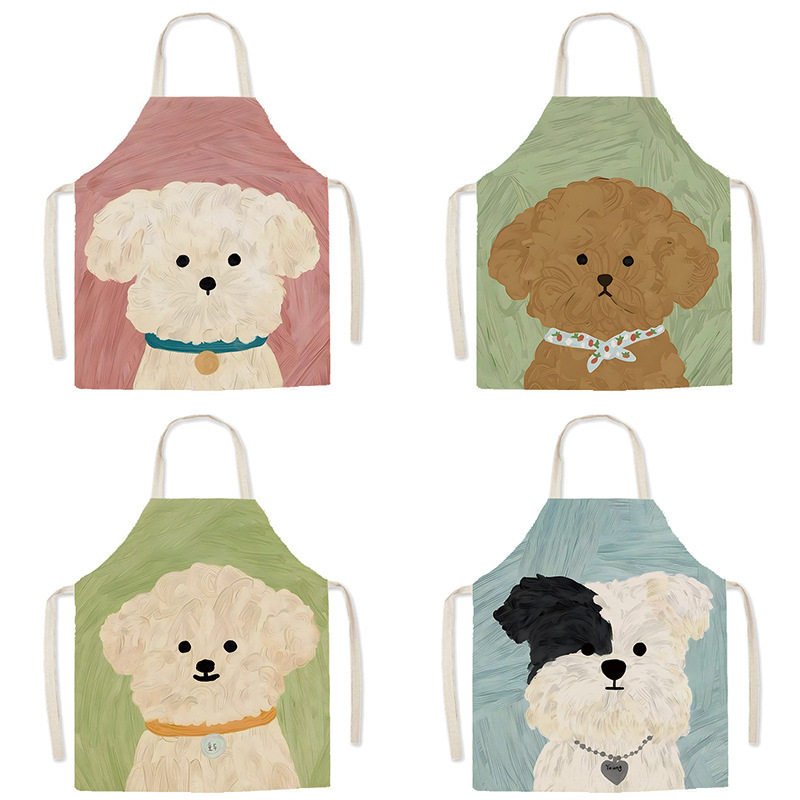 时尚动物卡通可爱趣味布艺无袖围裙围腰厨房做饭成人家居罩衣网红,家庭/个人清洁工具,围裙,淘宝优惠券,粉丝福利购,淘宝优惠卷