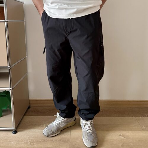 大依无忧大码男装春秋款户外休闲宽松直筒加肥加大男士侧兜休闲裤