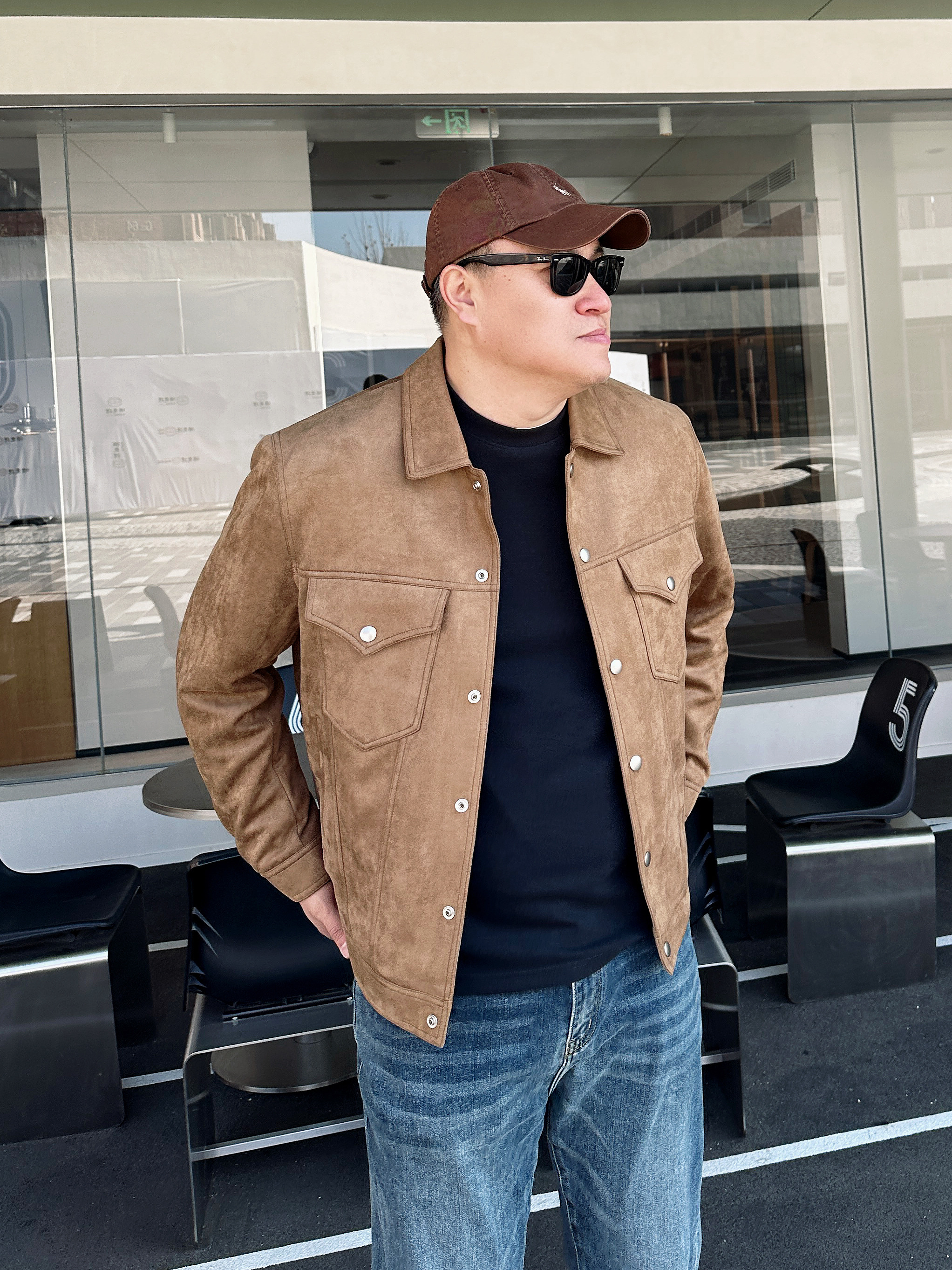 大依无忧翻领冬季薄二棉夹克外套