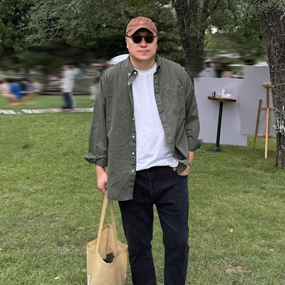 DAEVU加肥加大春秋长袖衬衫外套