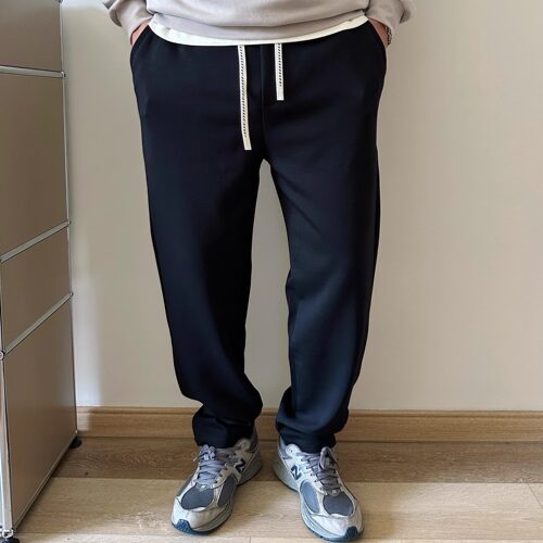 DAEVU加肥加大春秋弹力休闲裤
