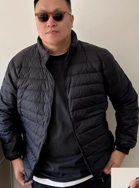 DAEVU加肥加大冬季男轻薄羽绒服