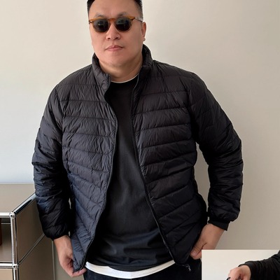 DAEVU加肥加大冬季男轻薄羽绒服