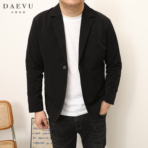 大码男士短款商务休闲西服外套