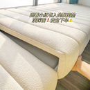 可拆洗款 奶油风防水飘窗垫定制泰迪绒阳台坐垫榻榻米窗台垫子定做