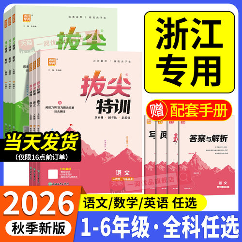 【浙江专用】小学拔尖特训