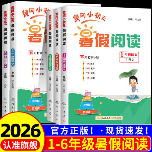 黄冈小状元暑假阅读语文