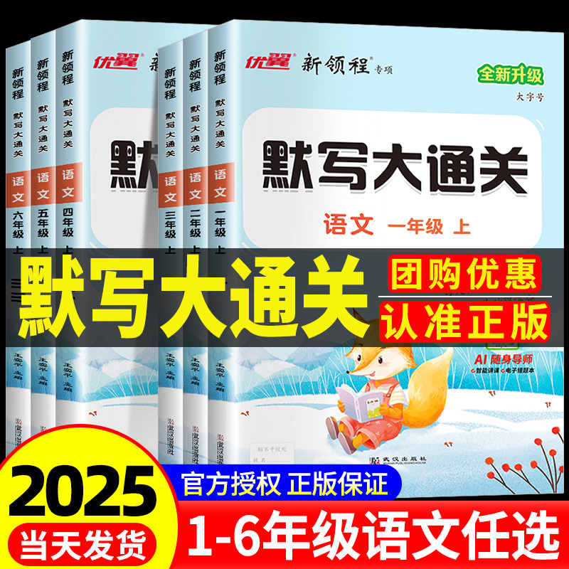 【当天发货】新领程默写大通关