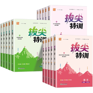 2026新版小学拔尖特训一二三四五六年级上册下册语文数学英语全套人教版北师大译林江苏教青岛外研版同步作业练习册训练必刷题