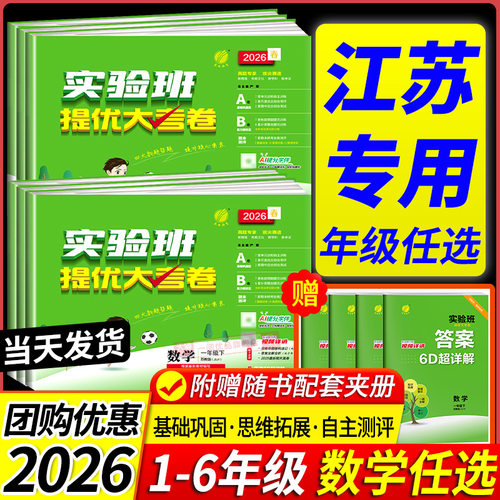 【江苏专用】实验班提优大考卷