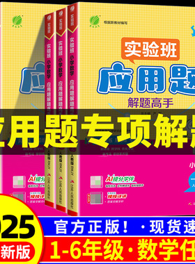 2025实验班小学数学应用题解题高手一二三四五六年级上册下册人教版北师大江苏教版思维专项训练题强化同步练习册解决问题看图列式