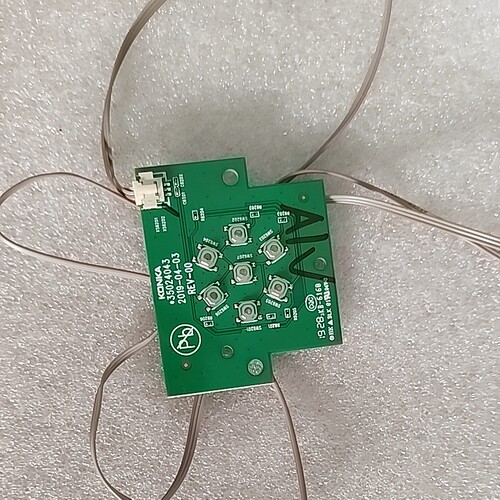 康佳LED58D6开关按键板，菜单音量加减控制板 35024043