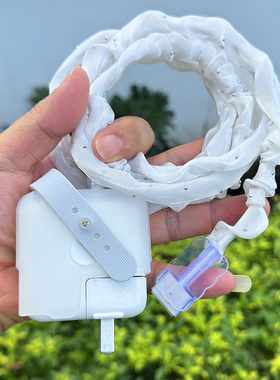 苹果MacBookpro M3 M4笔记本Air电源壳30W 70W充电器数据线保护套