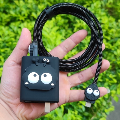 荣耀MagicBook笔记本电脑65W充电器壳X14 X16数据线保护套缠绕绳