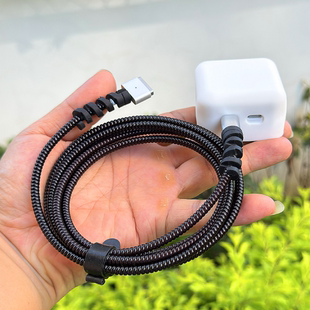 M4數據線保護套纏繞繩 Air 蘋果35W充電器電腦筆記本殼Macbook