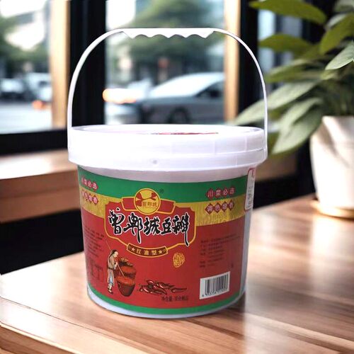 曾埤城郫红油豆瓣桶装10斤辣椒酱豆瓣酱餐饮专用饭馆酒店装商用商