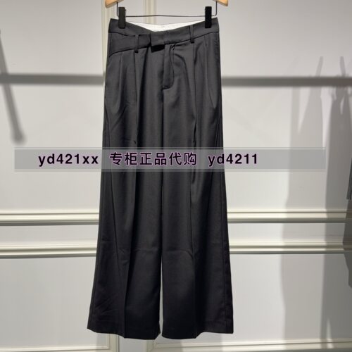MEFOREVER真我永恒2026冬装新款直筒裤2641C15434吊牌1199