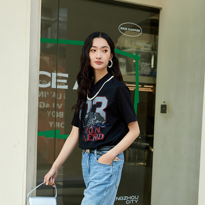 MEFOREVER真我永恒2024夏新中式小衫短袖2422B22028吊牌699