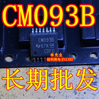 CM093B 进口TI CD4093BPW TSSOP-14  67K G4 CDF0