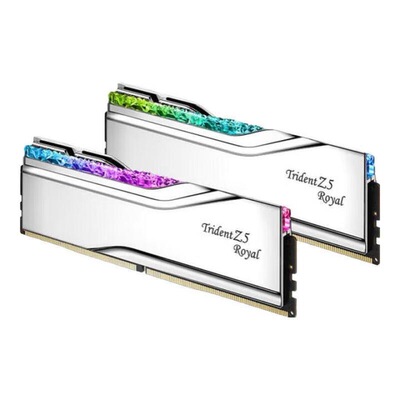 G.SKILL芝奇96GB(48Gx2)套装DDR5 6000皇家戟EXPO版灯条-银色/C28