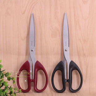 得力6010办公剪刀 大号 适合较厚材质的剪裁 210MM 生活手工剪刀