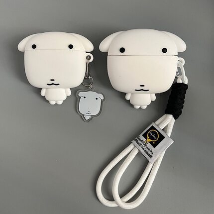ganadi小狗适用Airpods Pro3耳机套airpods4代蓝牙保护壳苹果airpodspro2代硅胶airpodspro3代可爱卡通保护套
