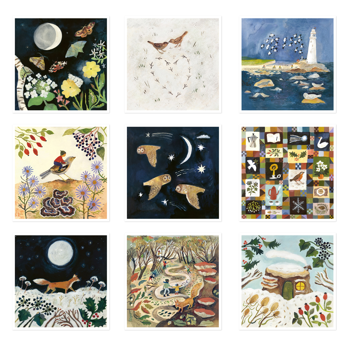 ANNA英国Gemma Koomen海报小清新可爱插画家居餐厅卧室装饰画画芯