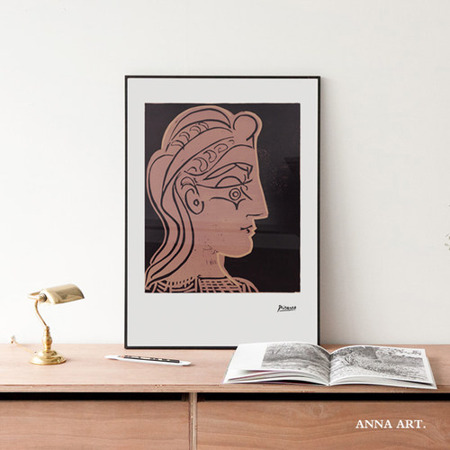 ANNA 毕加索Picasso 抽象北欧轻奢 餐厅卧室客厅装饰画海报画芯 - 封面