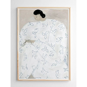 瑞典设计fine little day人物艺术海报 ANNA 北欧客厅卧室装 饰画