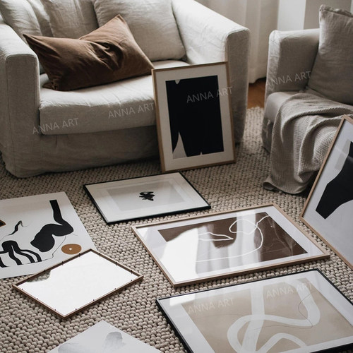 北欧实木画框装裱实木北欧画框