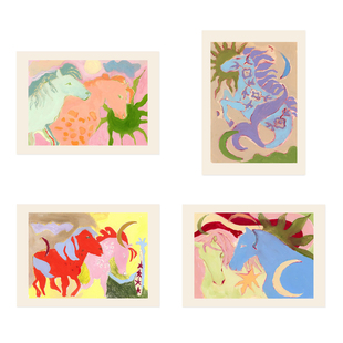 ANNA丹麦设计Maria 饰画 Murphy马插画艺术海报北欧客厅卧室餐厅装