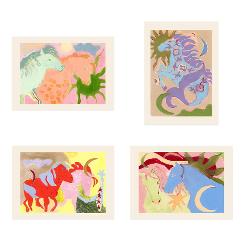 ANNA丹麦设计Maria Murphy马插画艺术海报北欧客厅卧室餐厅装饰画